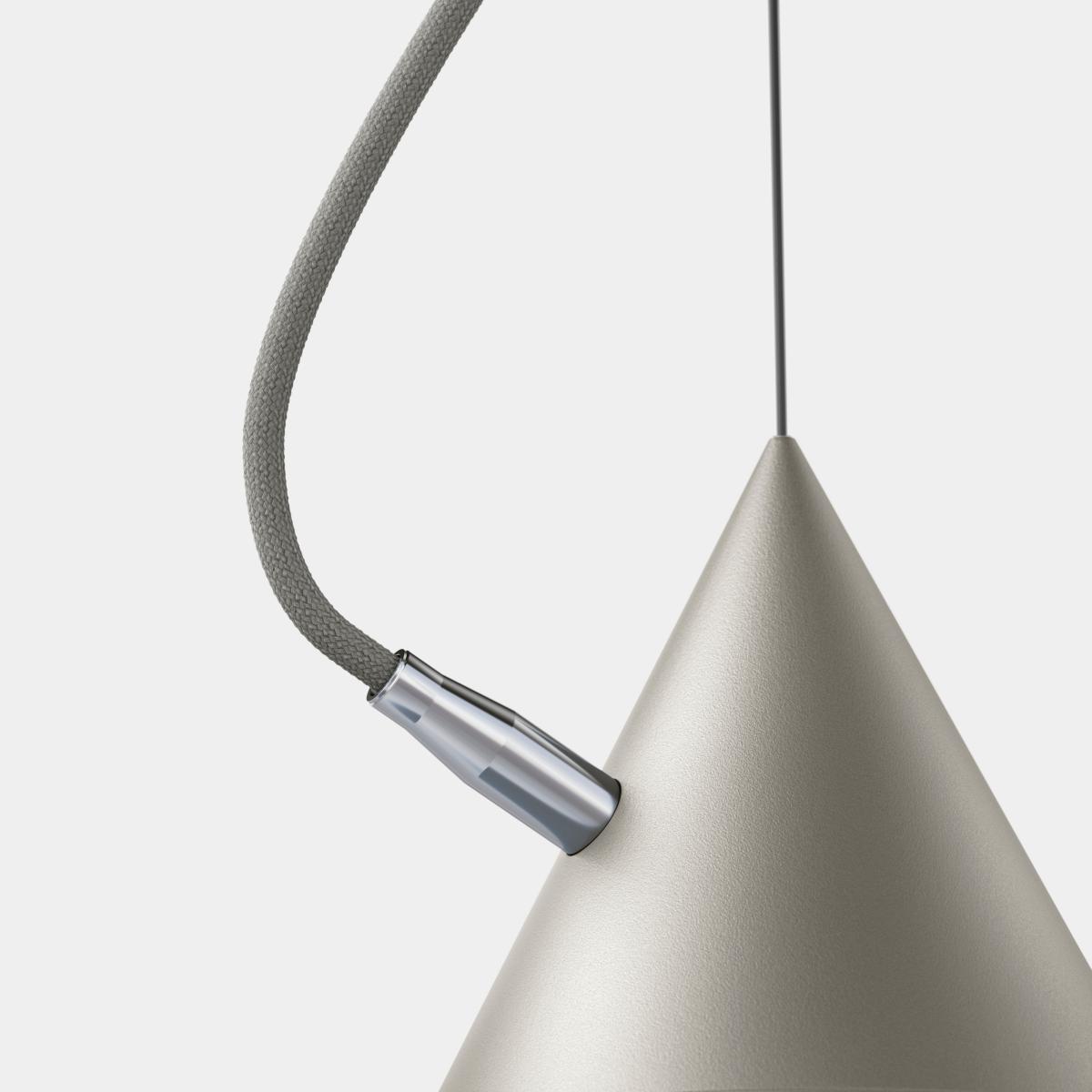 Noon Castor pendant 20 cm Gray-light gray-silver – image 2