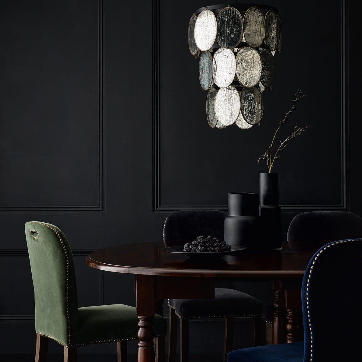 Luminosia Hanging Disc Lamp - Antiqued Mirror – image 3