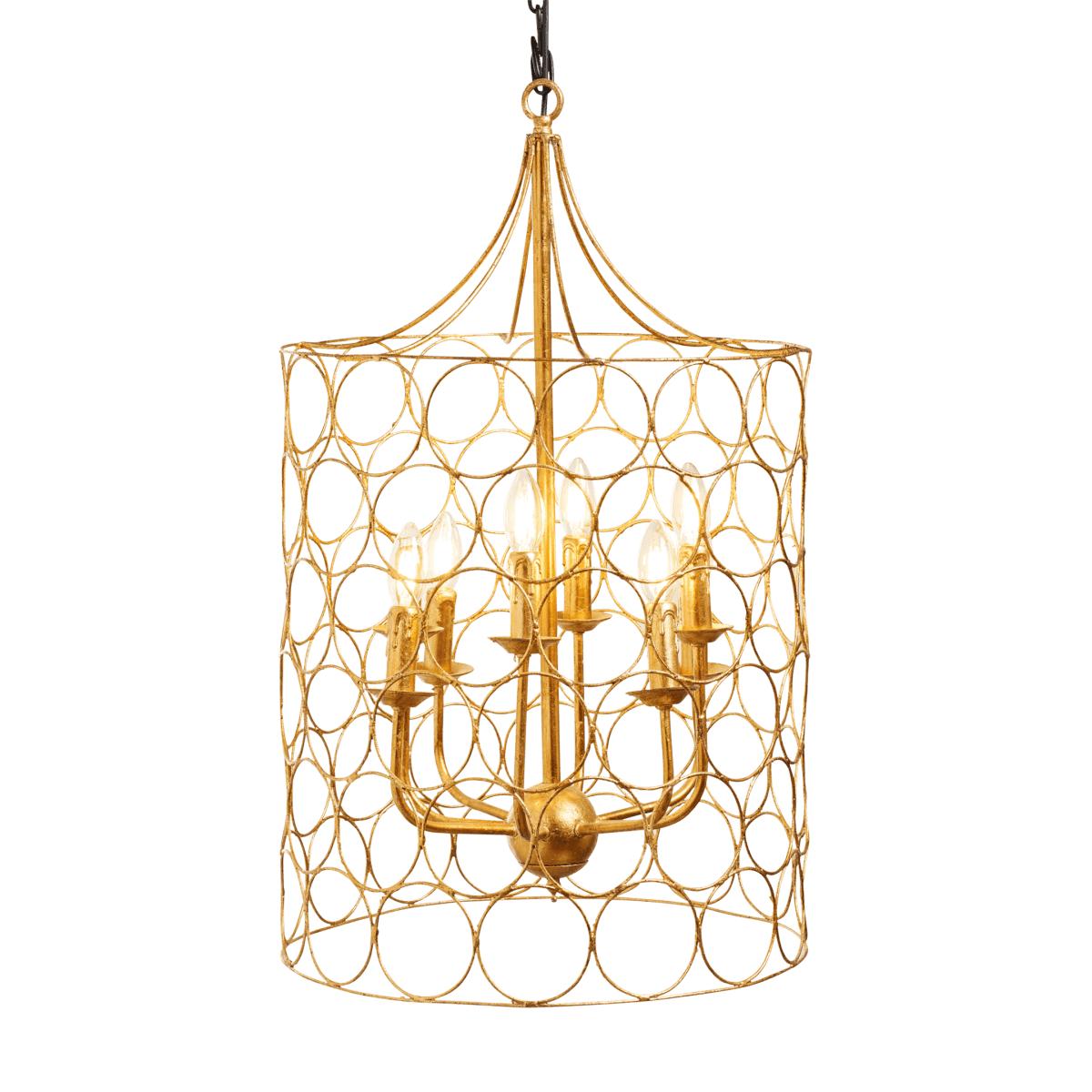 OKA, Sylla Hanging Lamp - Gold, Hanging Lights, Iron – image 2
