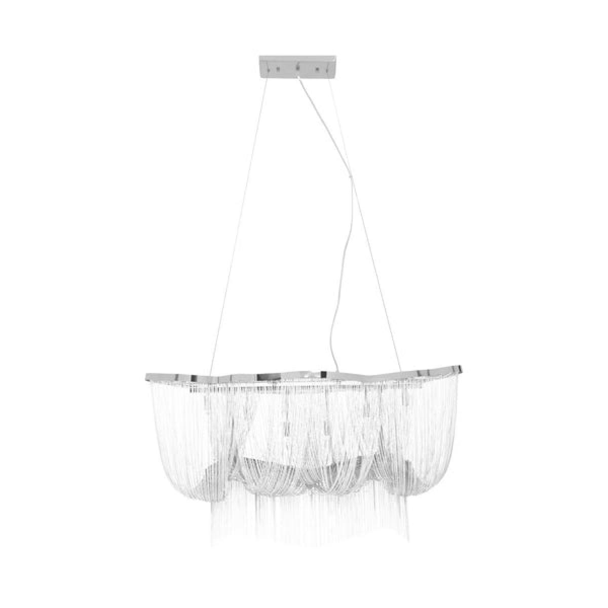 Olivia's Lorrie Aluminium Chain Wide Pendant Chrome Iron Frame – image 2