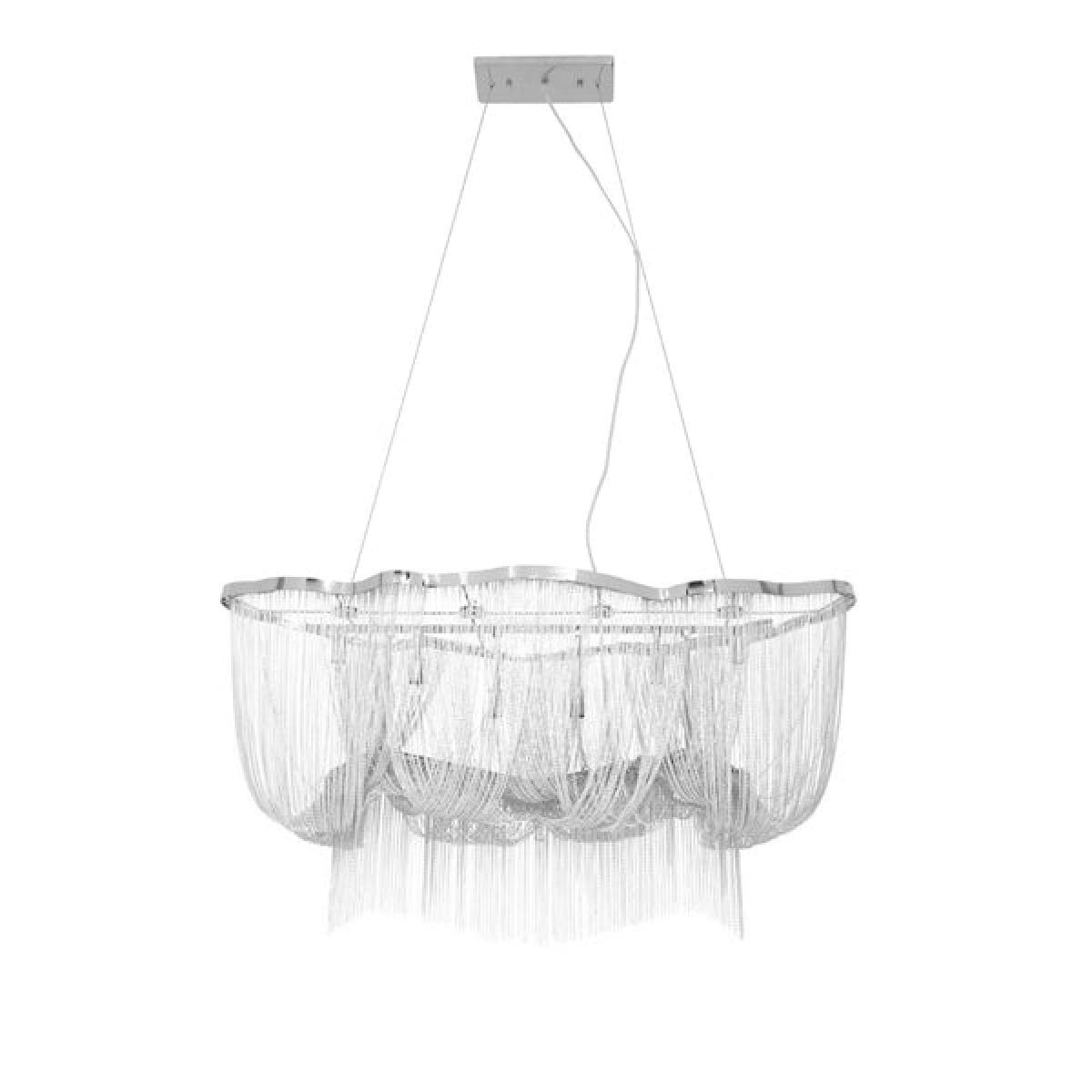 Olivia's Lorrie Aluminium Chain Wide Pendant Chrome Iron Frame – image 4