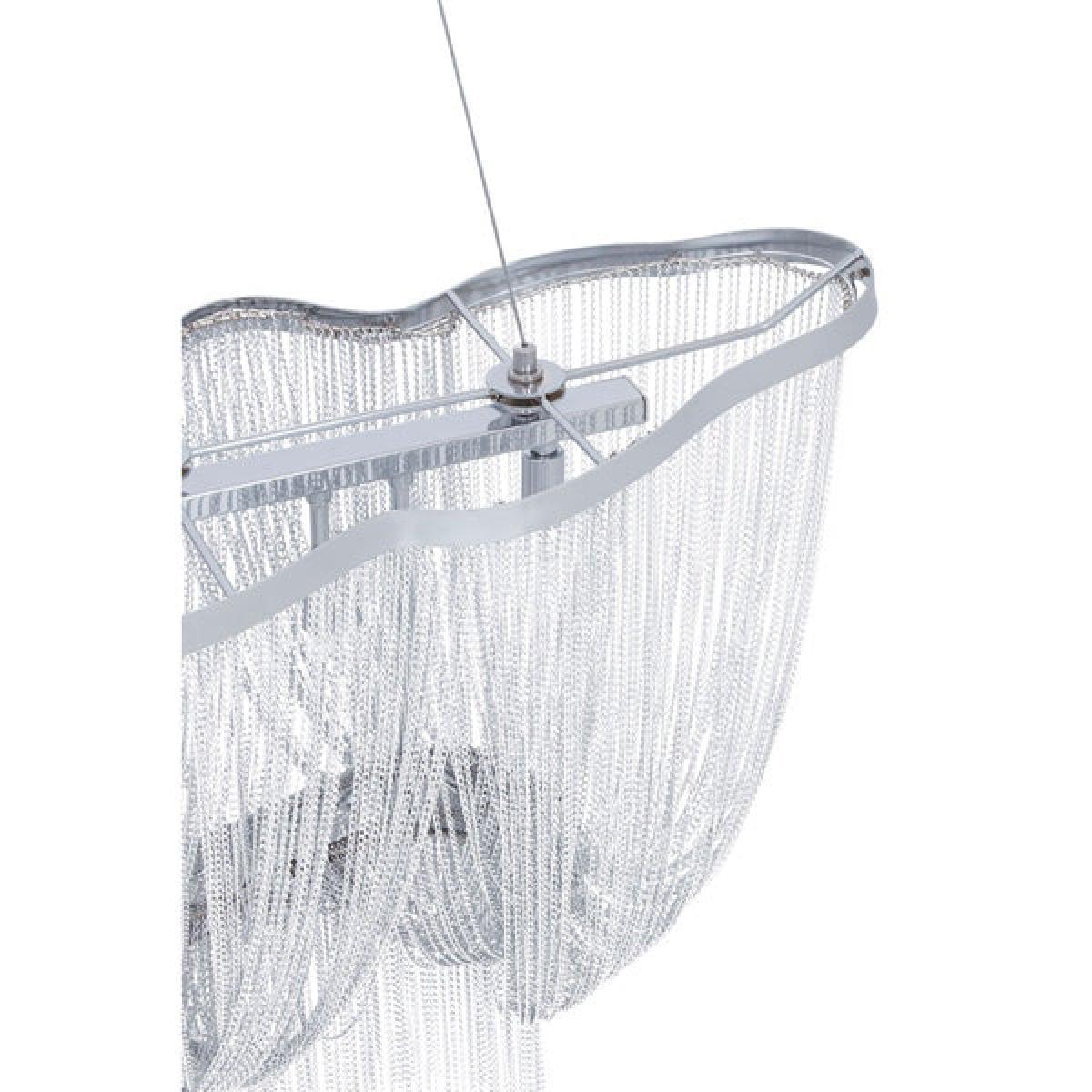 Olivia's Lorrie Aluminium Chain Wide Pendant Chrome Iron Frame – image 8