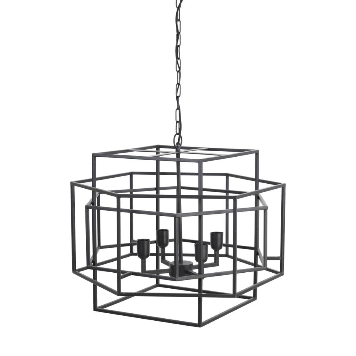 Light & Living Dalisia Pendant Matt Black – image 6
