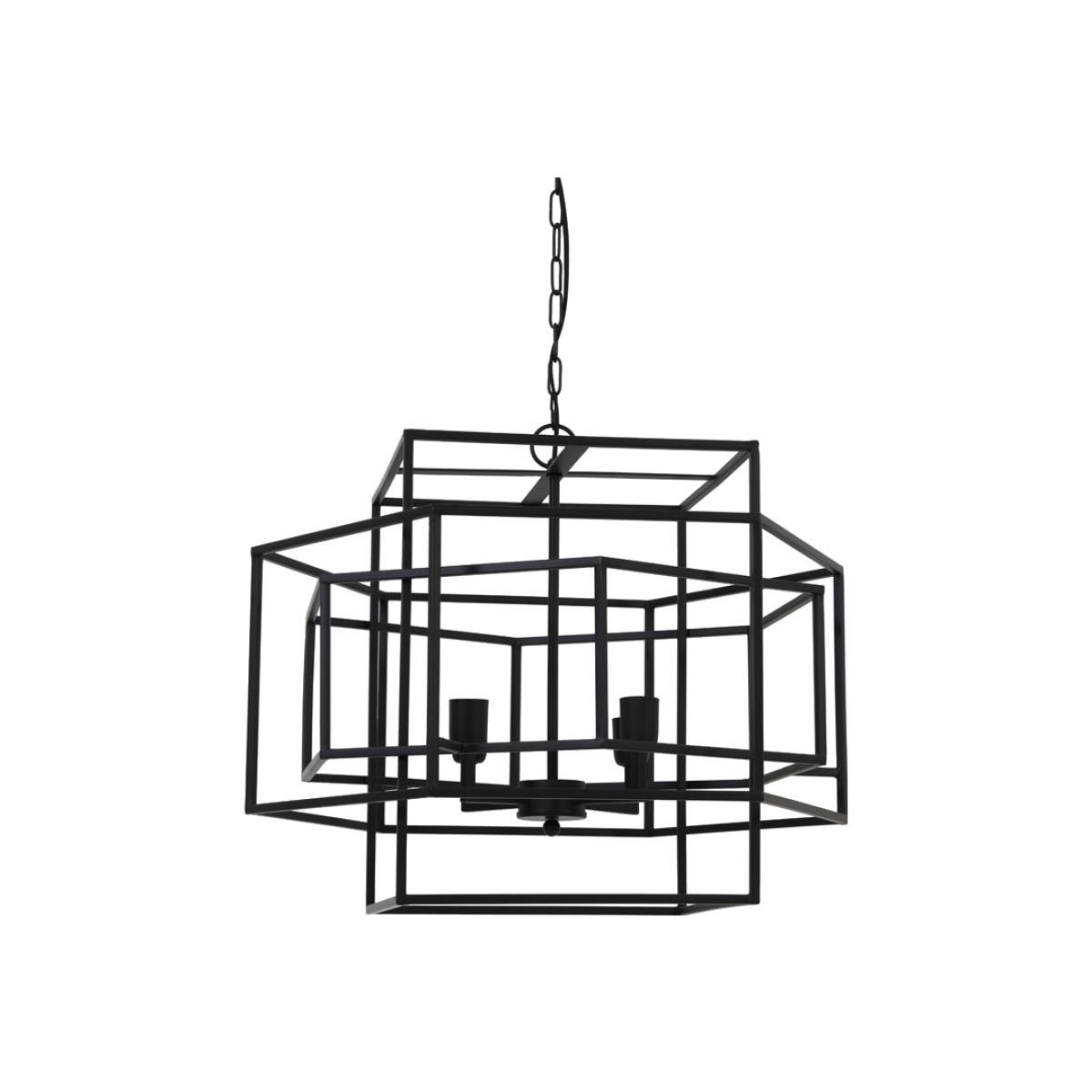 Light & Living Dalisia Pendant Matt Black – image 1
