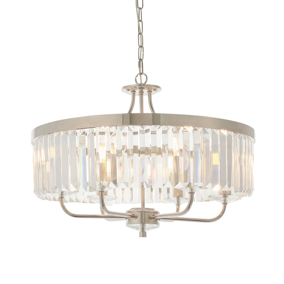 Olivia's Dianna Pendant light in Chrome – image 2