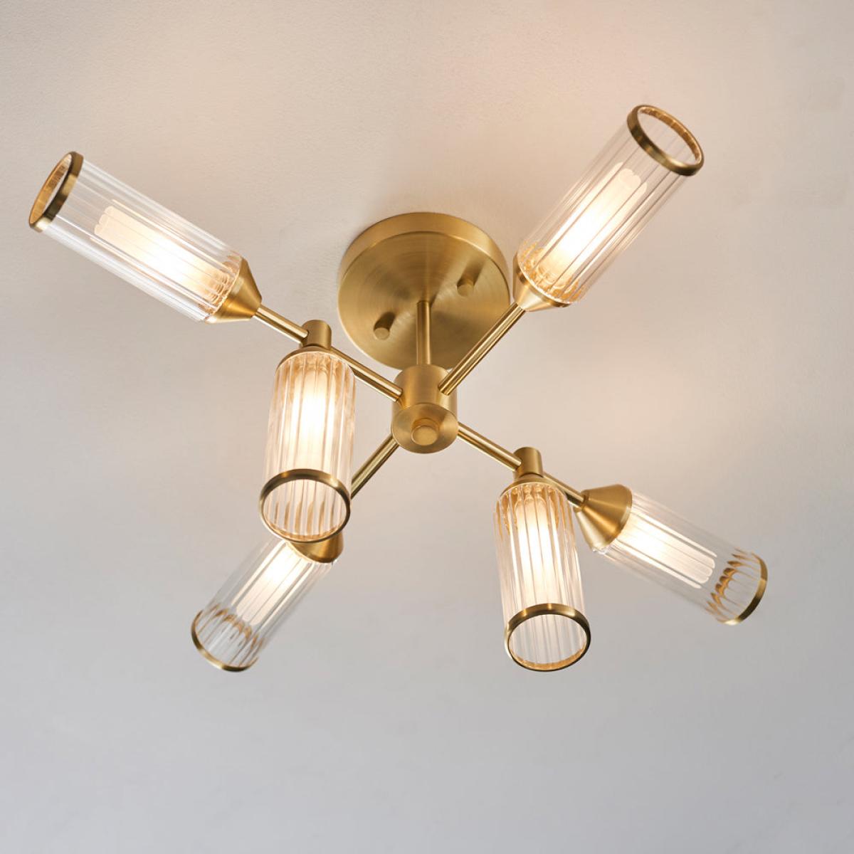 Olivia's Parker Ceiling Light in Gold – image 3
