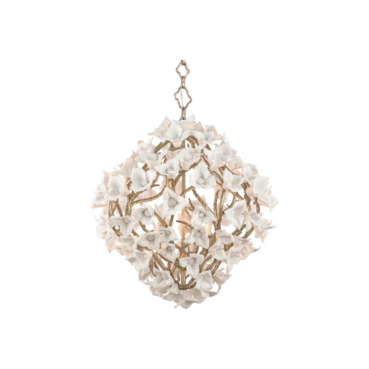 Hudson Valley Lighting Lily Hand-Crafted Iron 6lt Pendant
