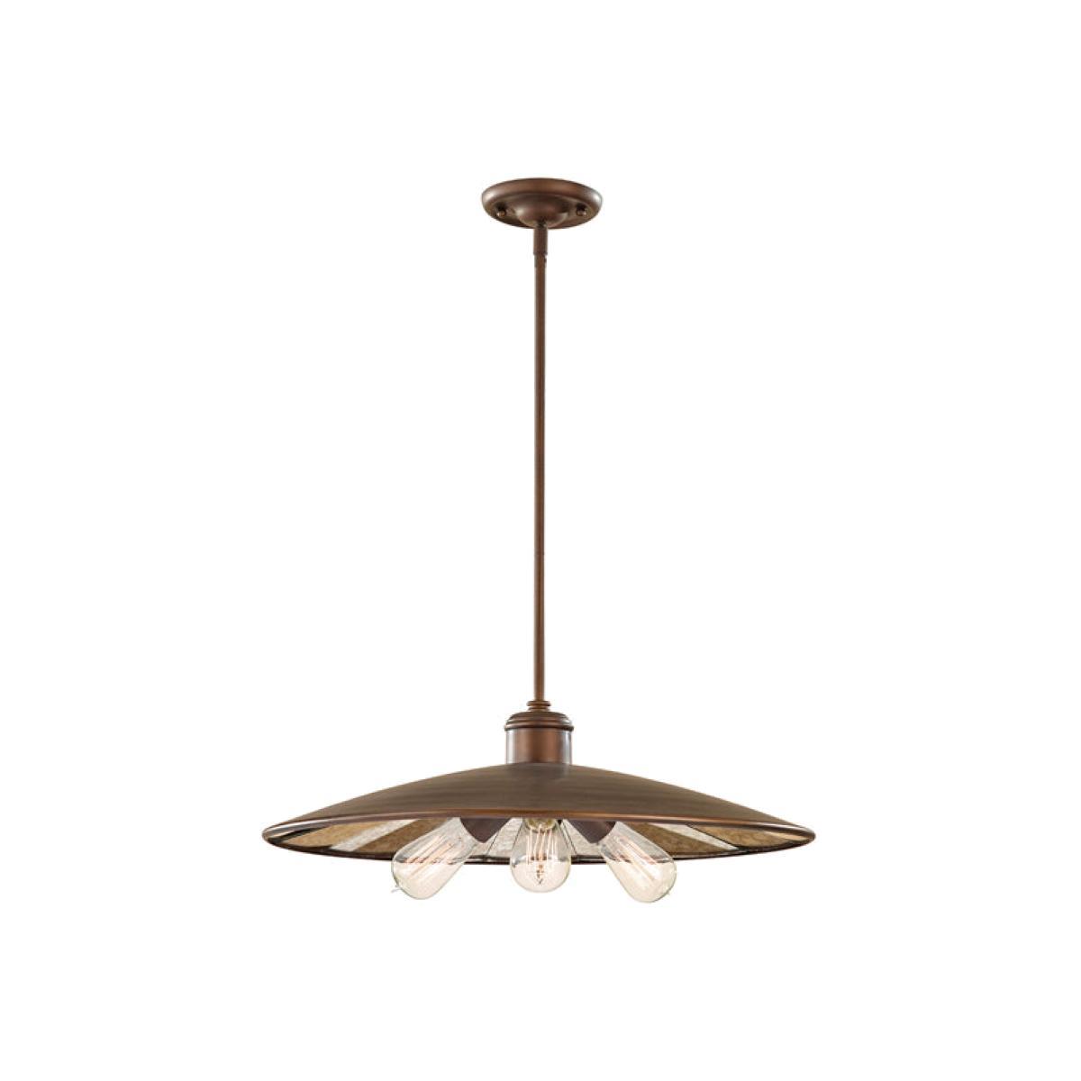 Elstead Urban Renewal 3 Light Pendant Astral Bronze – image 1