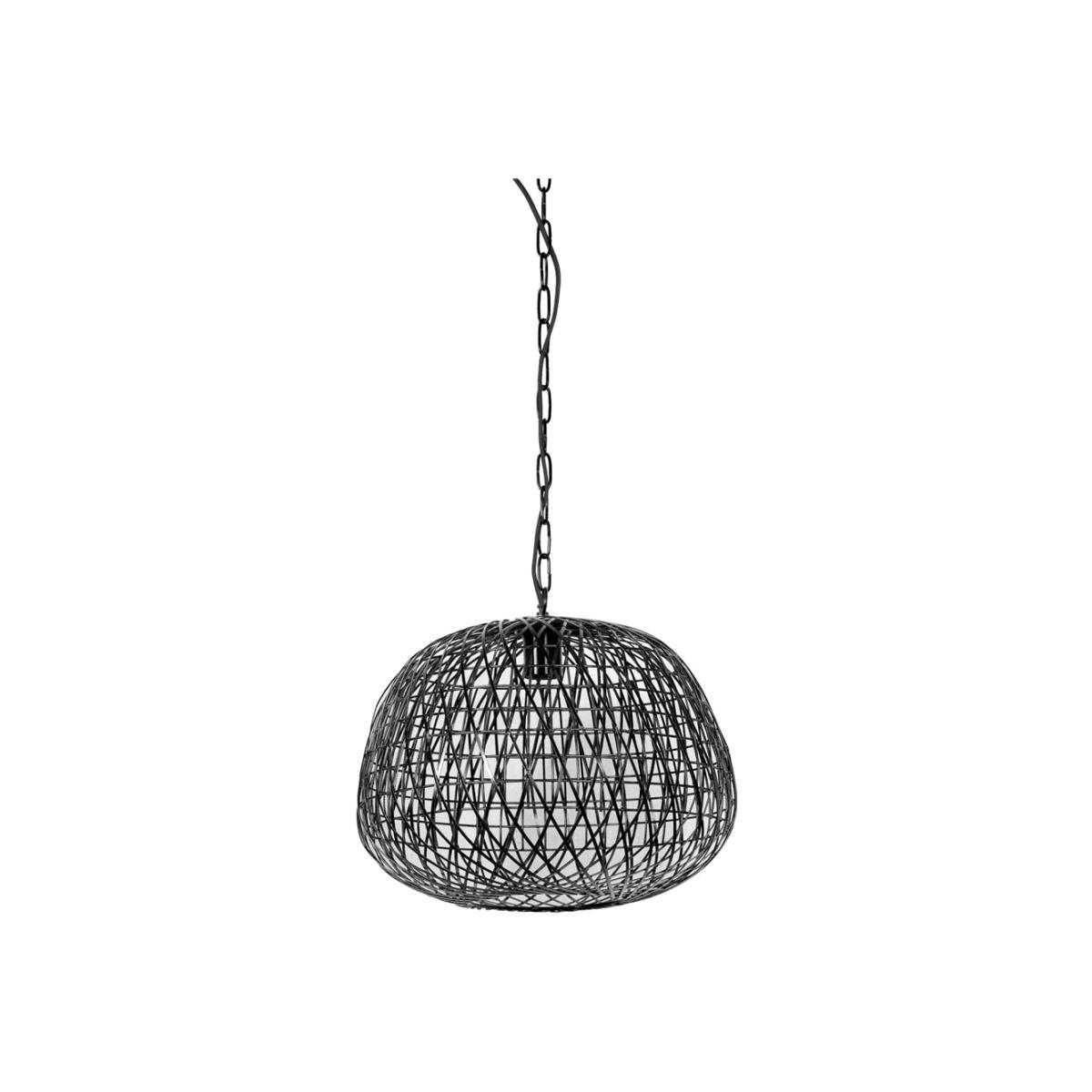 Light & Living Alwina Pendant Matt Black / Large