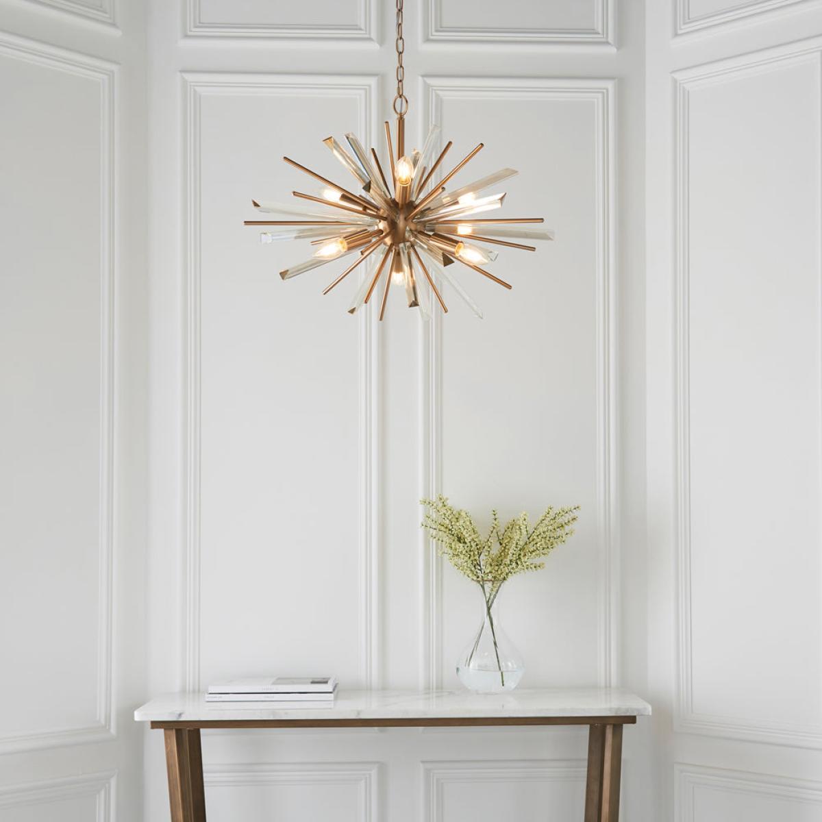 Olivia's Cassidy 6 Pendant Light Small in Gold – image 3