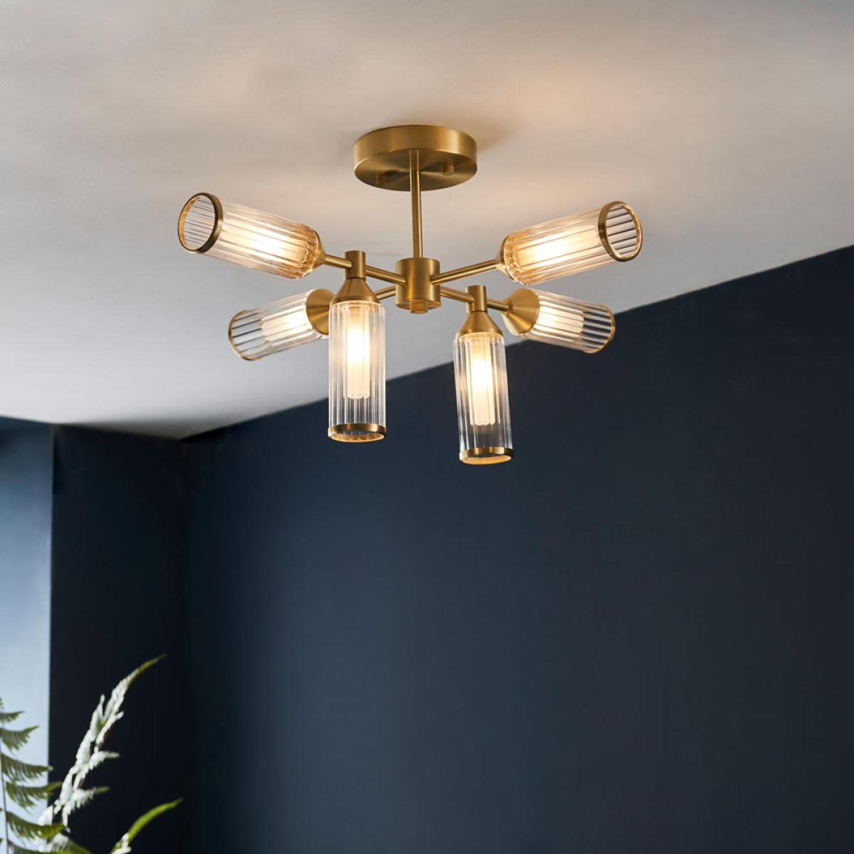 Olivia's Parker Ceiling Light in Gold | Outlet – image 1