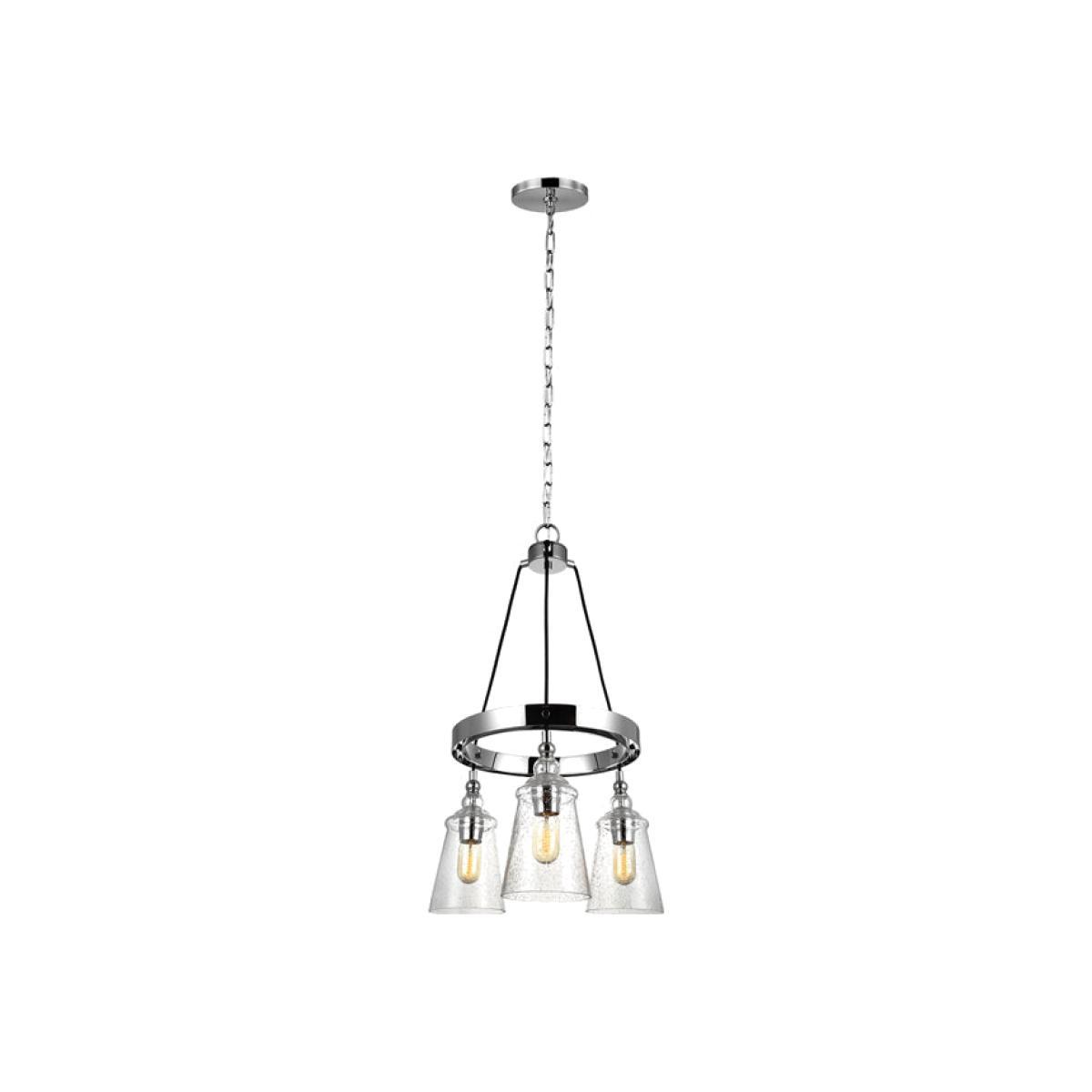 Quintessentiale Loras Chrome 3 Light Pendant – image 1