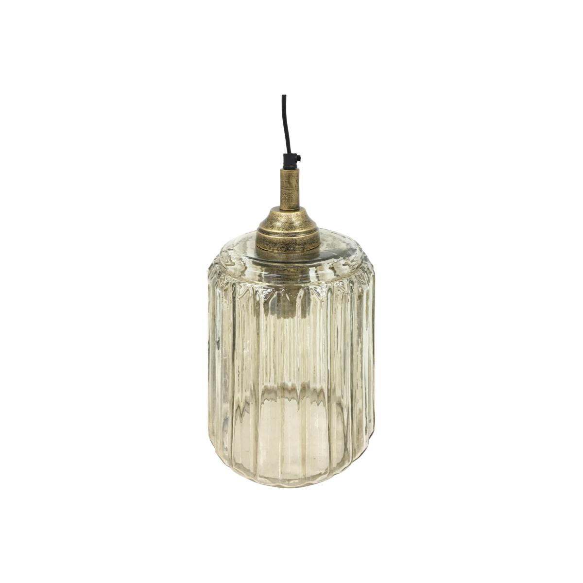 Libra Urban Copper Lustre Glass Pendant 32 cm height