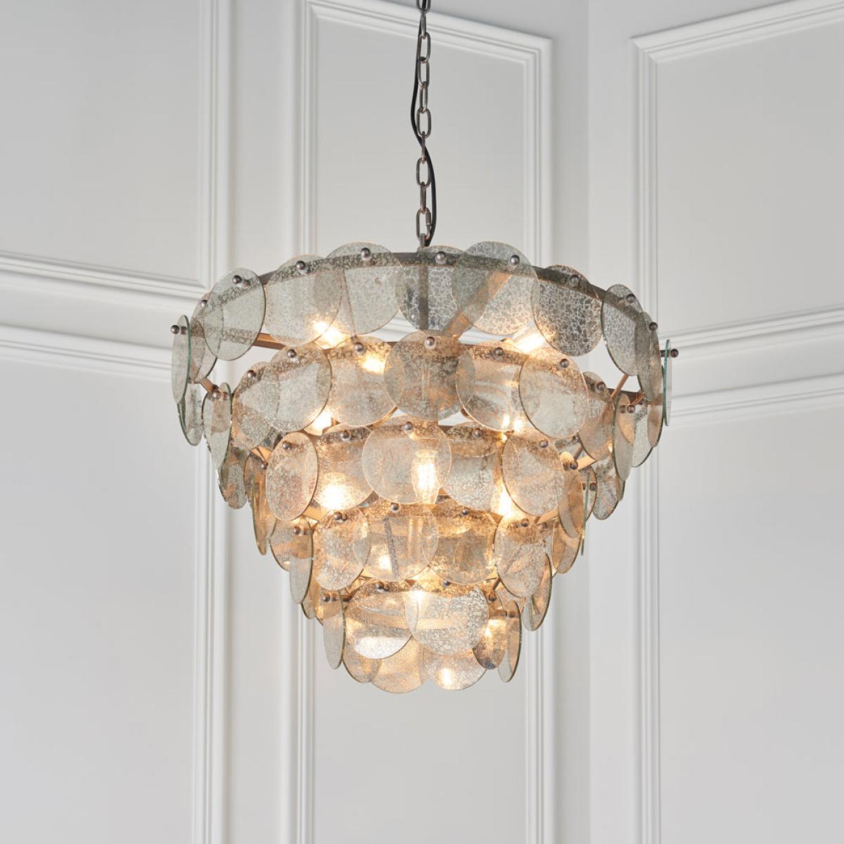 Olivia's Madison Pendant Light in Silver – image 3