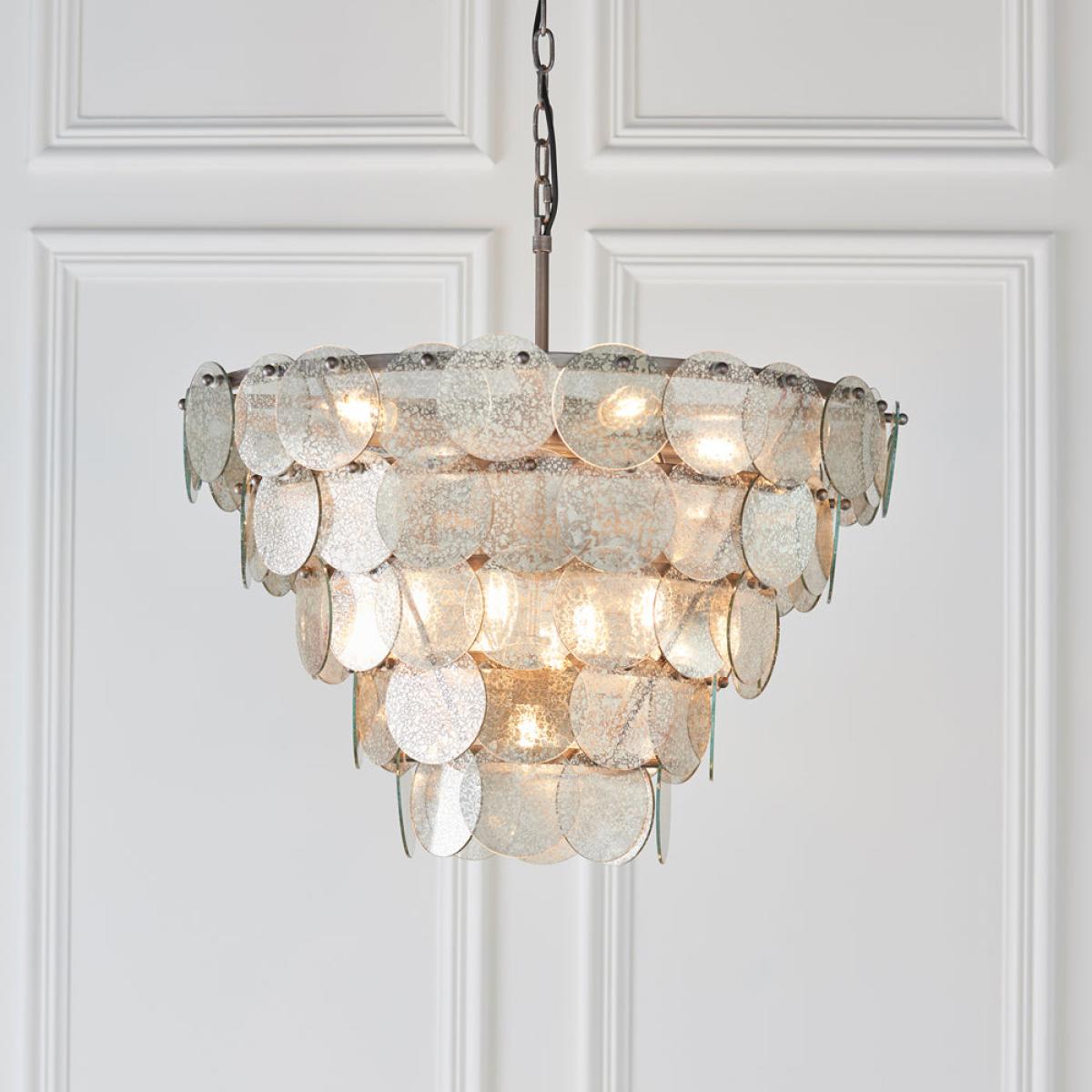 Olivia's Madison Pendant Light in Silver – image 1