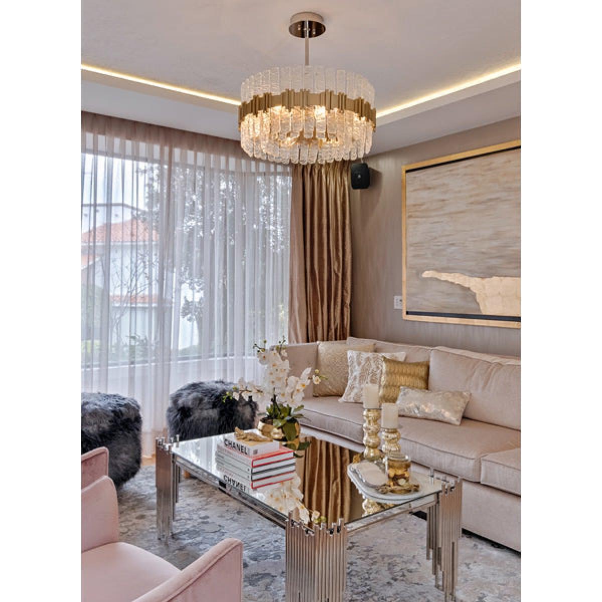 Hudson Valley Lighting Ciro Hand-Crafted Iron 8lt Pendant – image 2