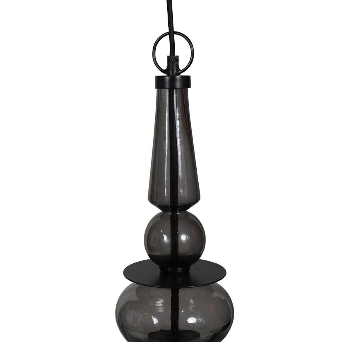 Libra Calm Neutral Collection - Astro Lunar Pendant in Smoke Tint – image 4