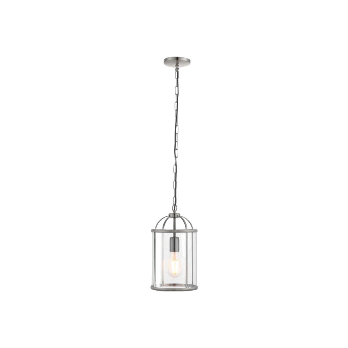 Gallery Direct Lambeth Pendant Light Satin Nickel