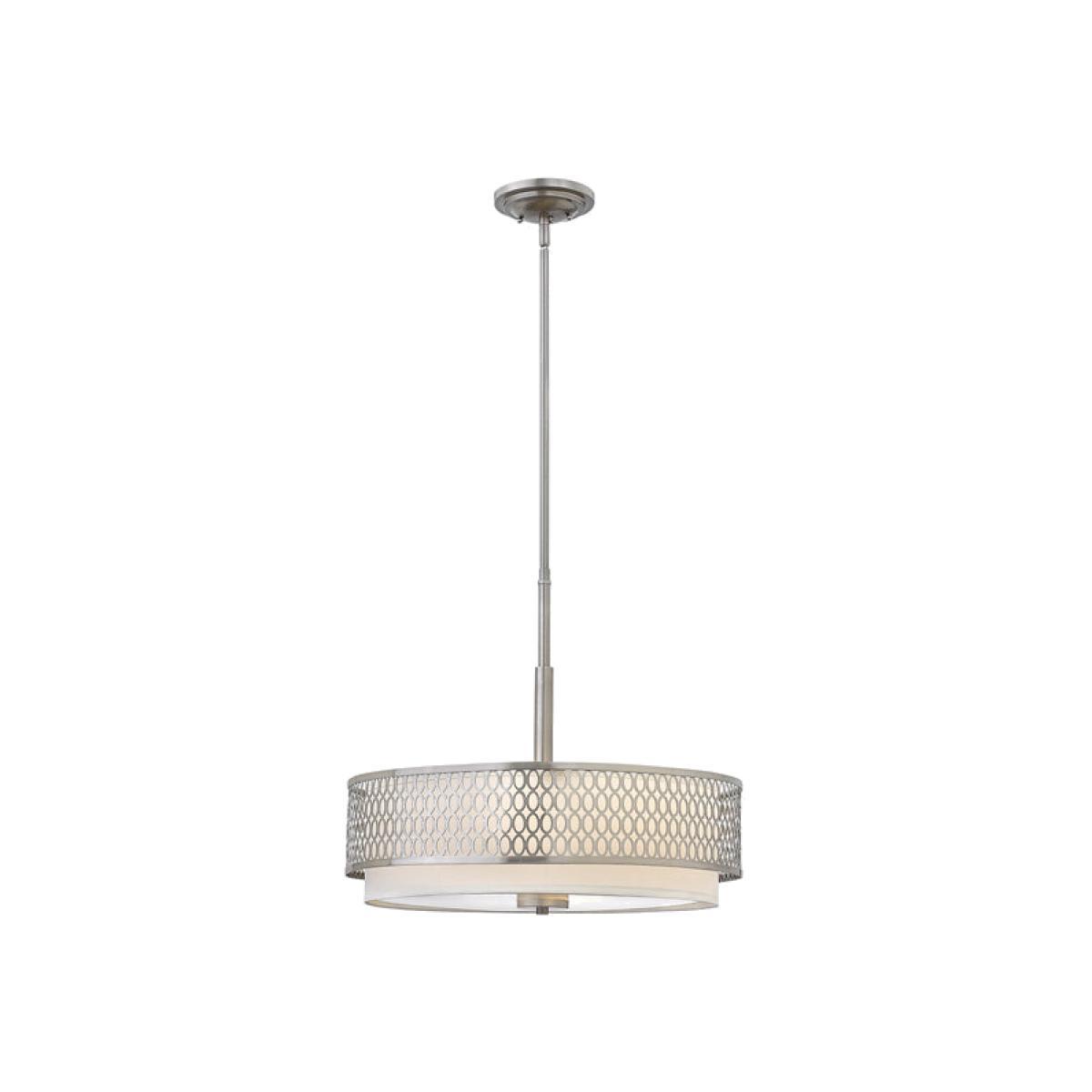 Quintessentiale Jules Brushed Nickel Pendant – image 1