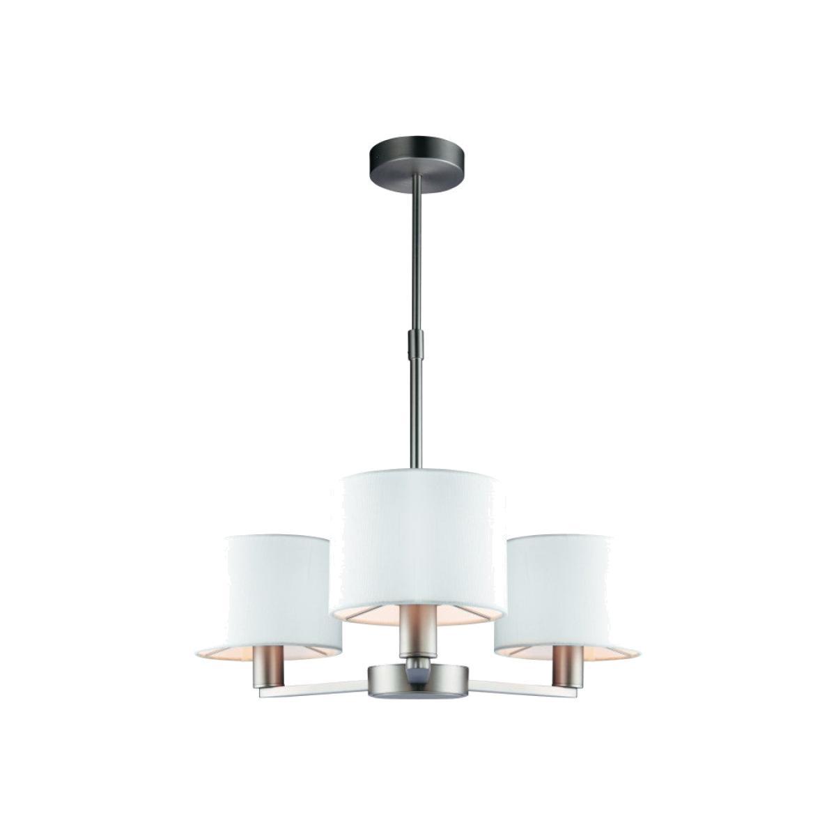 Gallery Direct Daley Pendant Light 3 Small Matt Nickel