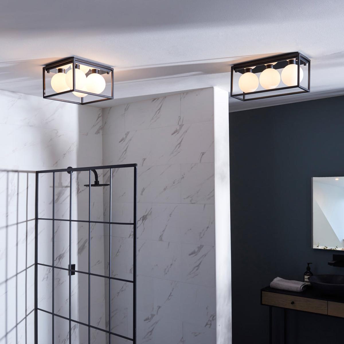 Olivia's Bethany 3 Ceiling Light in Black – image 3