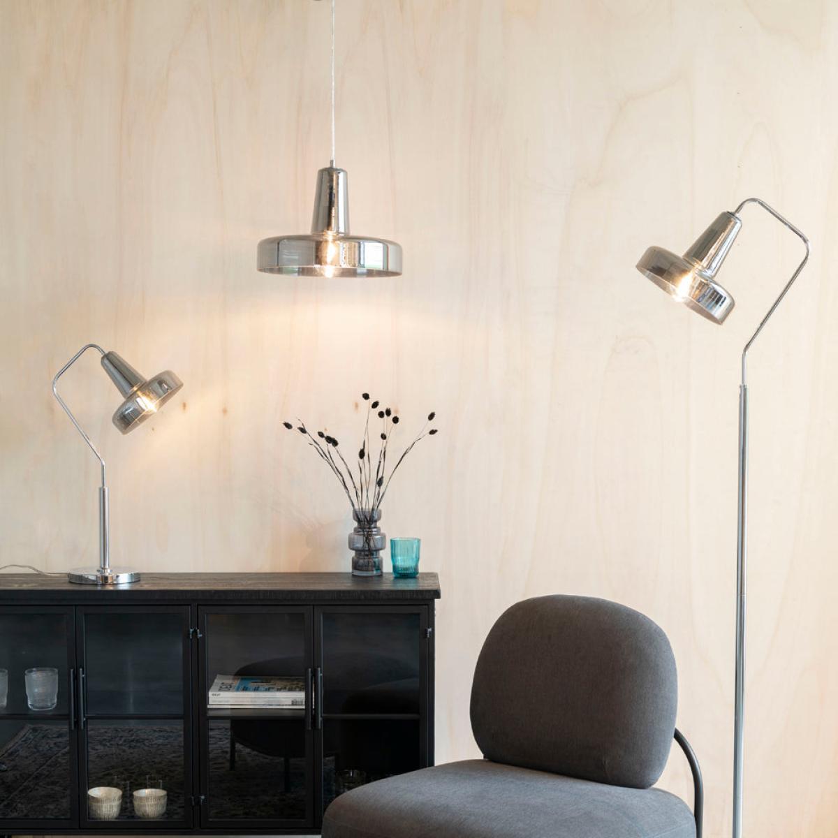 Olivia's Nordic Living Collection Ashin Pendant Light in Smoke / Medium – image 14