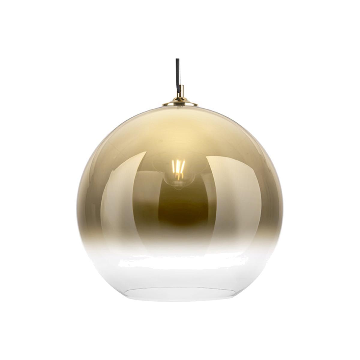 Present Time Bubble Pendant Lamp Chrome And Gold – image 1