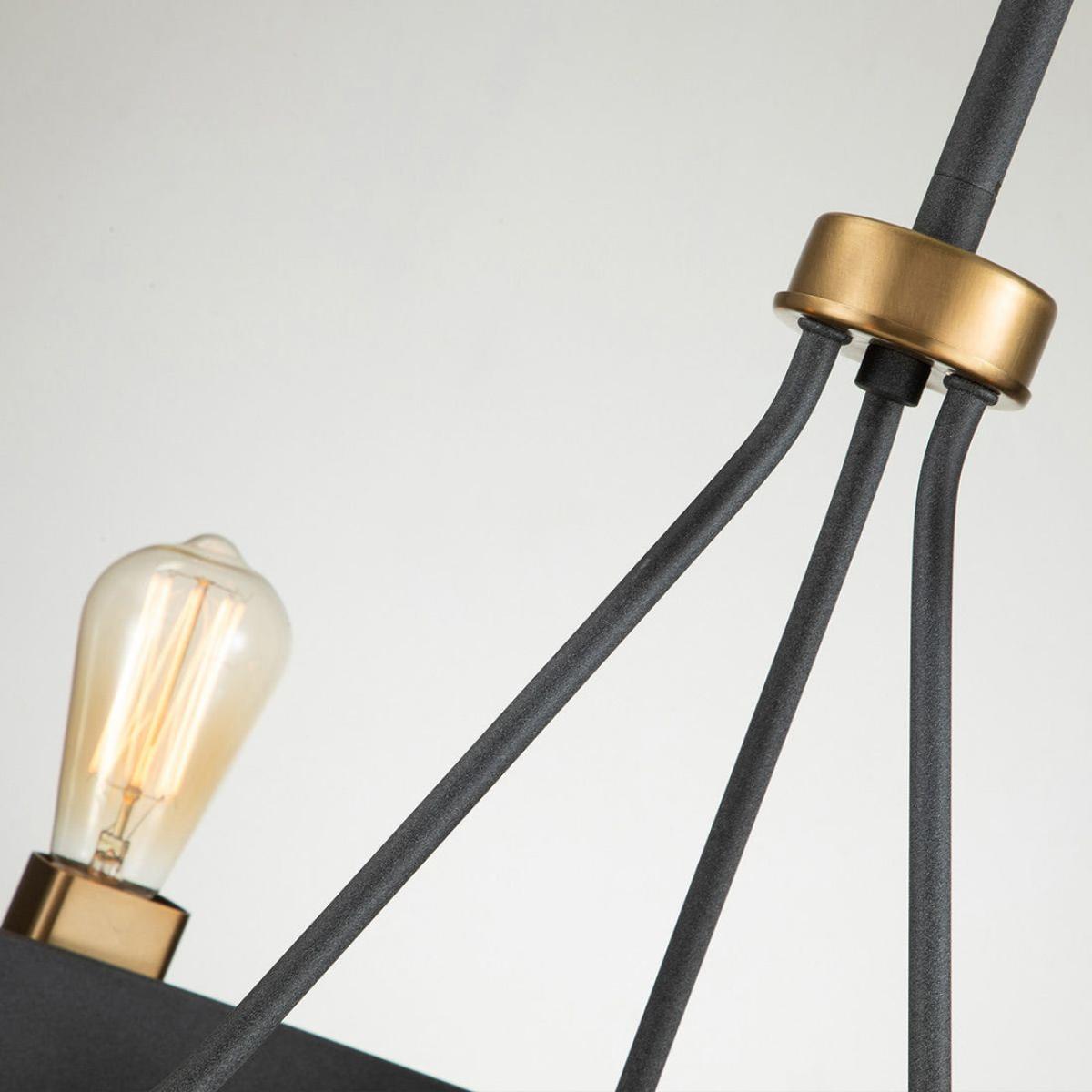 Quintiesse Silas 6 Light Pendant SemiFlush – image 2