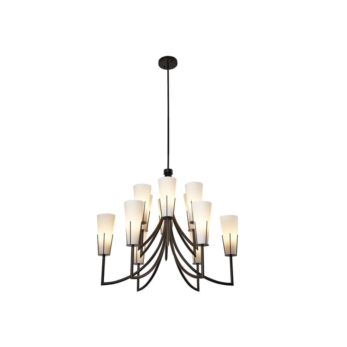 Liang & Eimil Magestic Chandelier - Black & White Glass – image 2