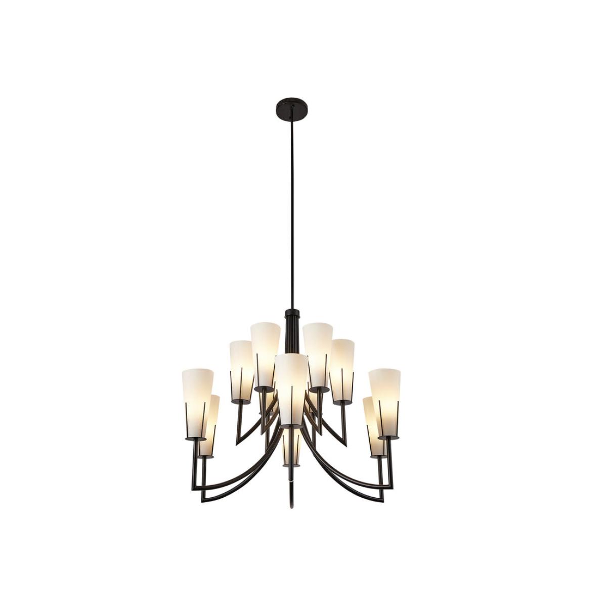Liang & Eimil Magestic Chandelier - Black & White Glass – image 3