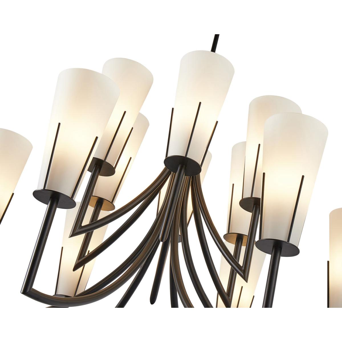 Liang & Eimil Magestic Chandelier - Black & White Glass – image 4