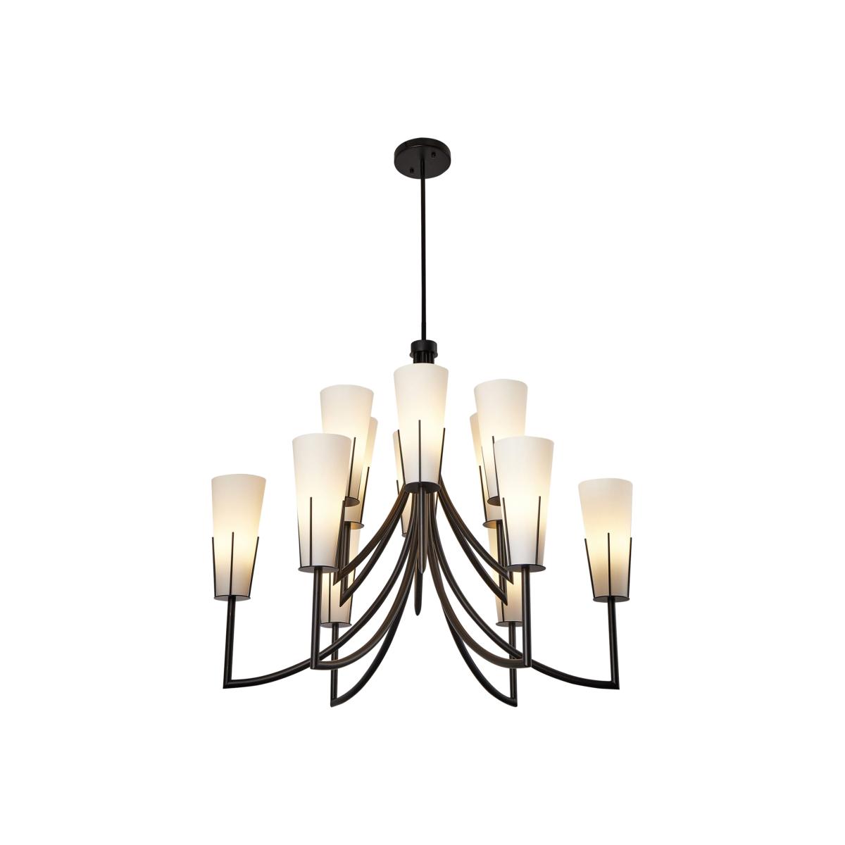 Liang & Eimil Magestic Chandelier - Black & White Glass – image 1