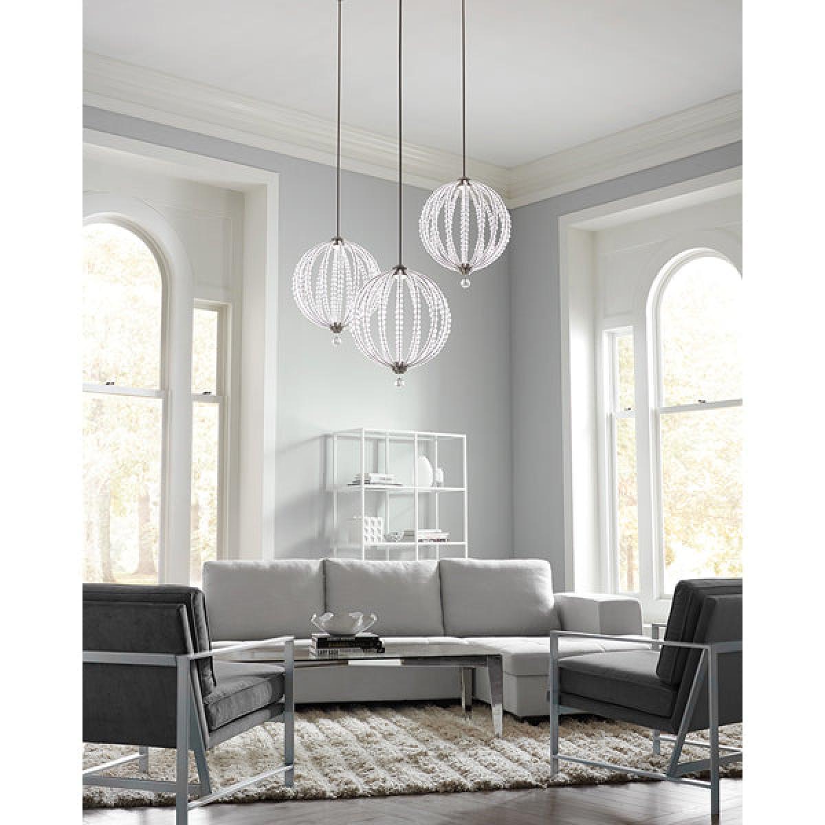 Elstead Oberlin Pendant Satin Nickel / Large – image 2