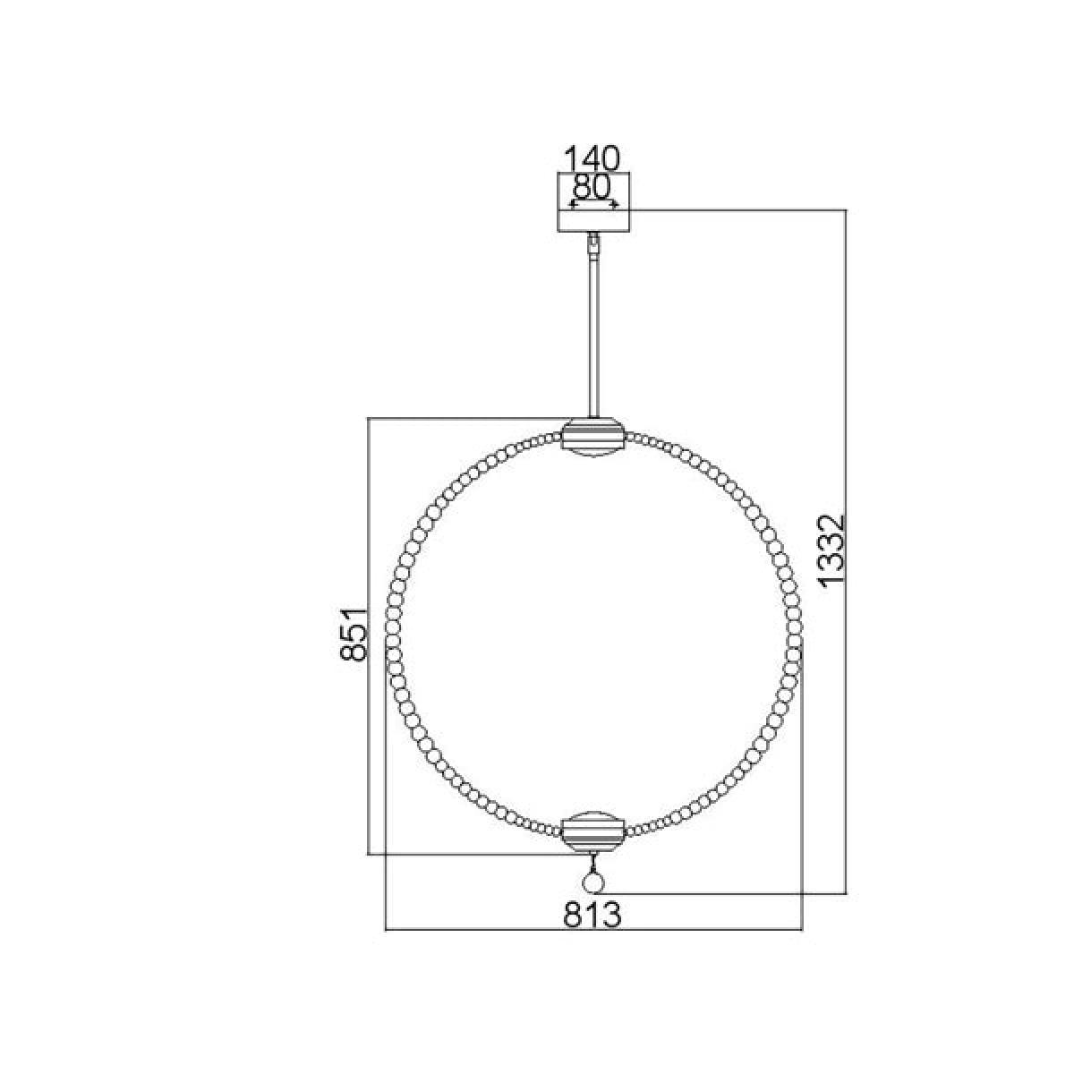 Elstead Oberlin Pendant Satin Nickel / Large – image 4