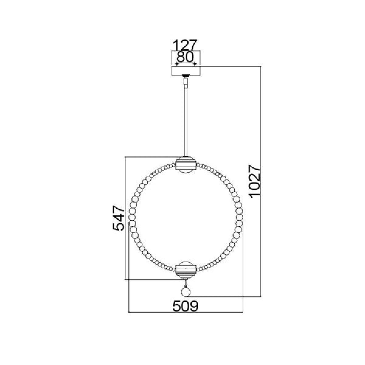 Elstead Oberlin Pendant Satin Nickel / Large – image 6