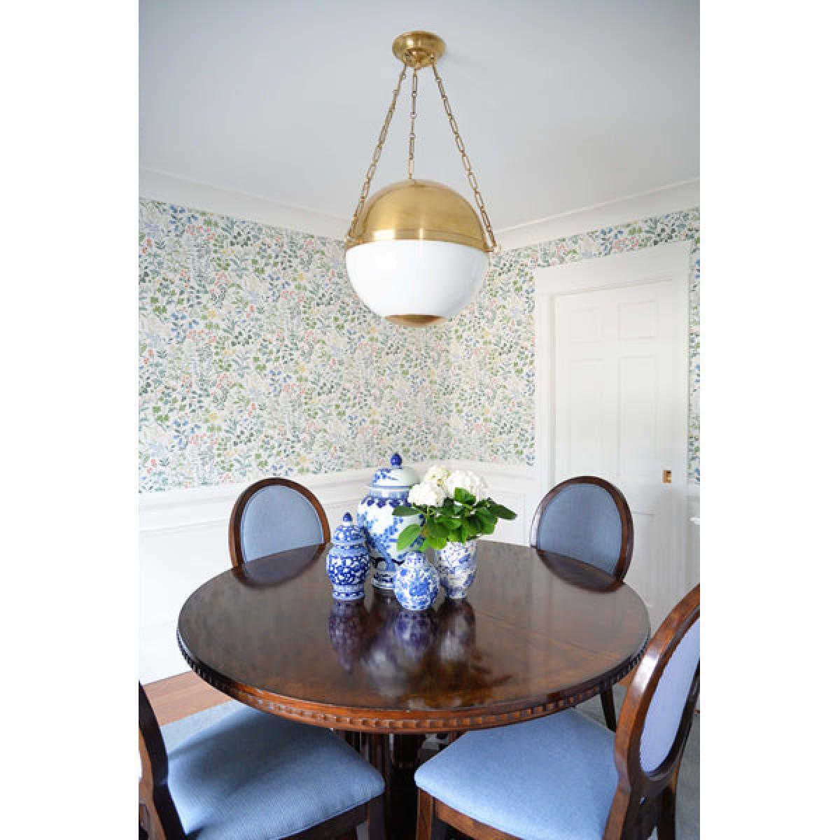 Hudson Valley Lighting Sphere No.2 Brass 3 Light Large Pendant – image 3