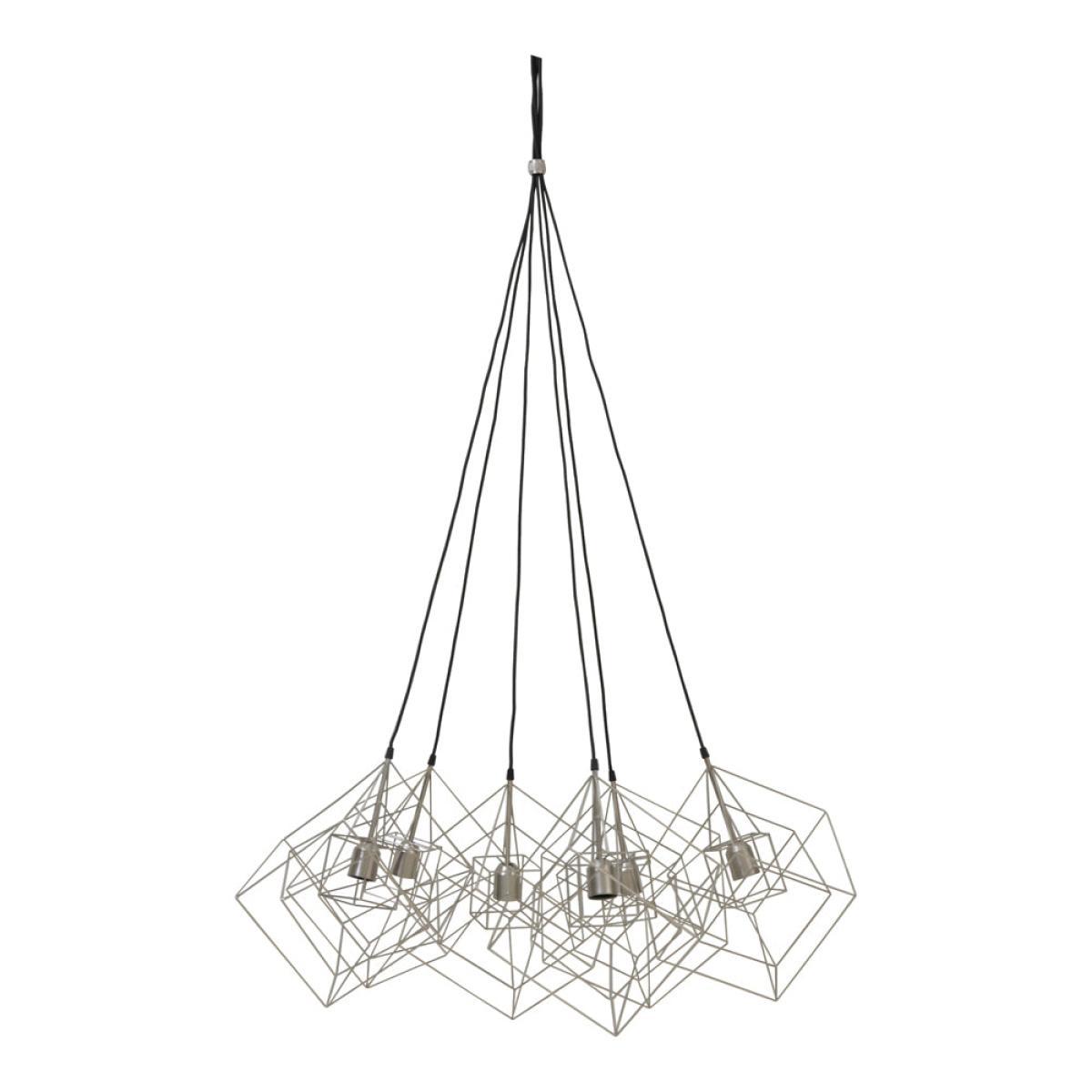 Light & Living Kubinka Pendant Silvergrey – image 2