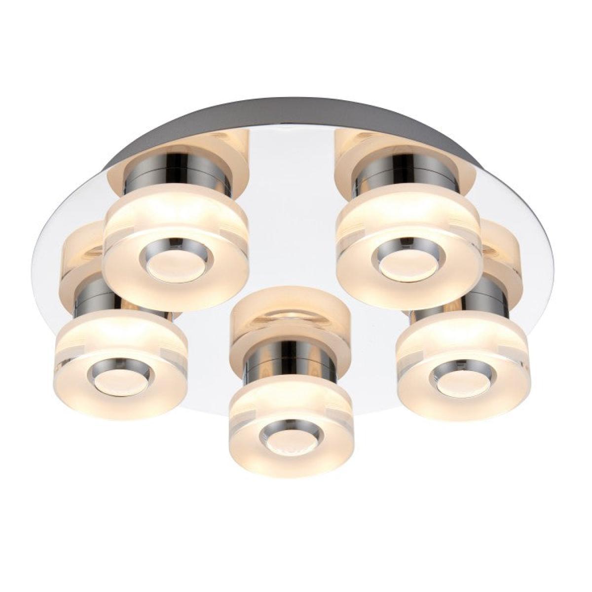 Gallery Direct Rita Ceiling Lamp / Silver / 5 – image 2