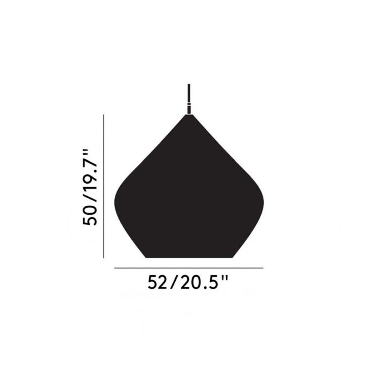 Tom Dixon Beat Stout LED Pendant in Brushed Gold & Black – image 4