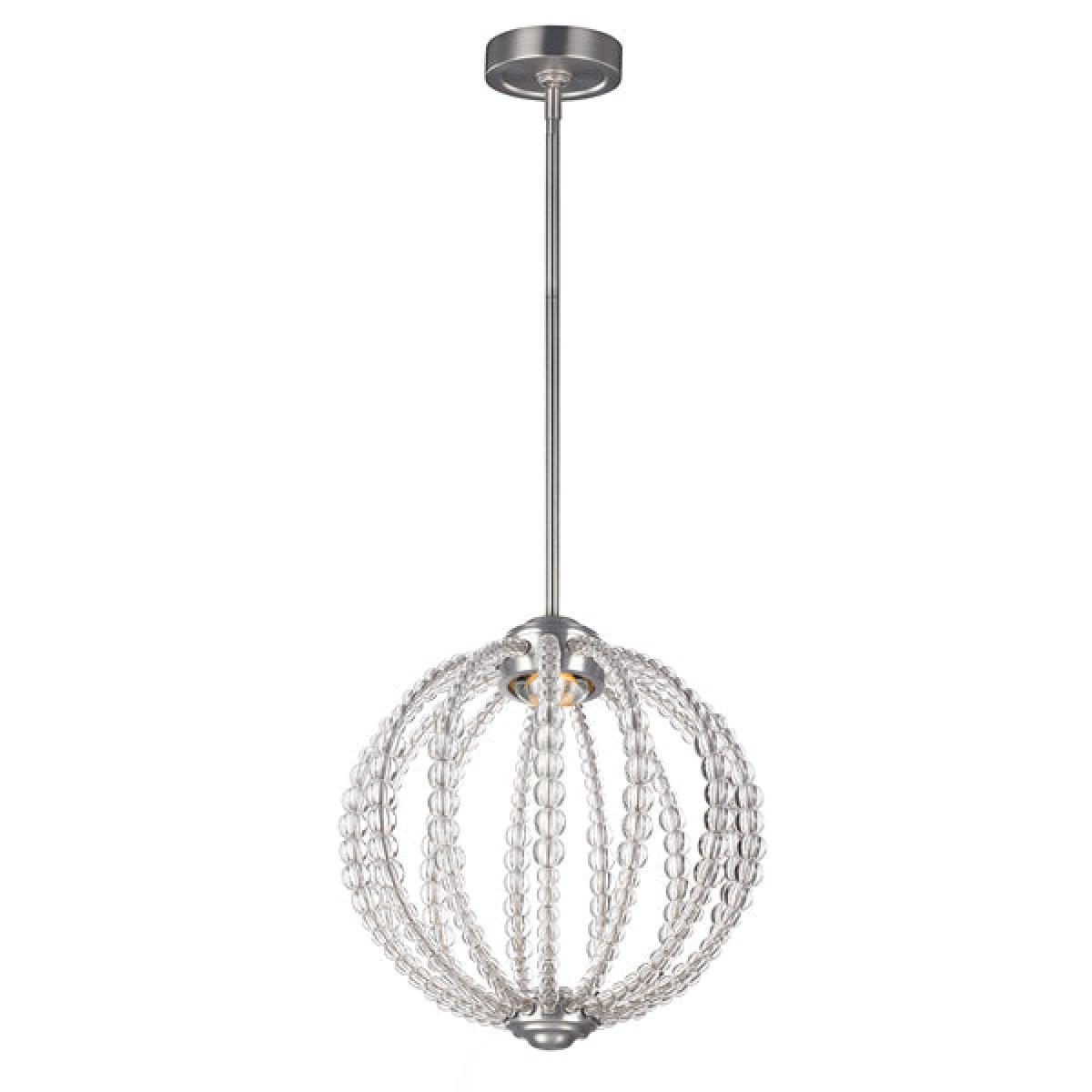 Elstead Oberlin Pendant Satin Nickel / Medium – image 7