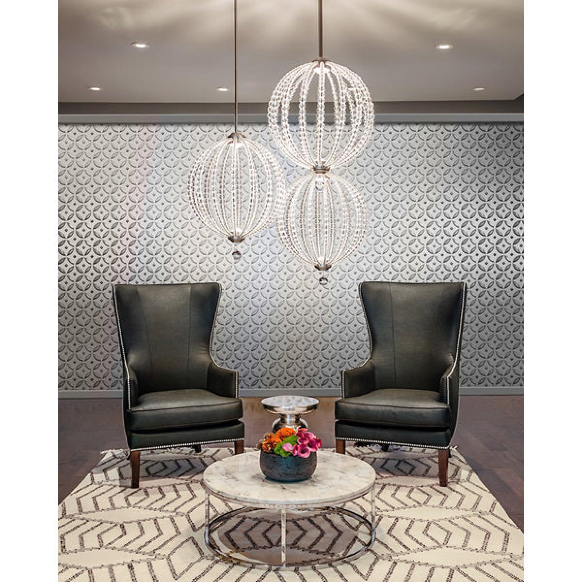 Elstead Oberlin Pendant Satin Nickel / Medium – image 8