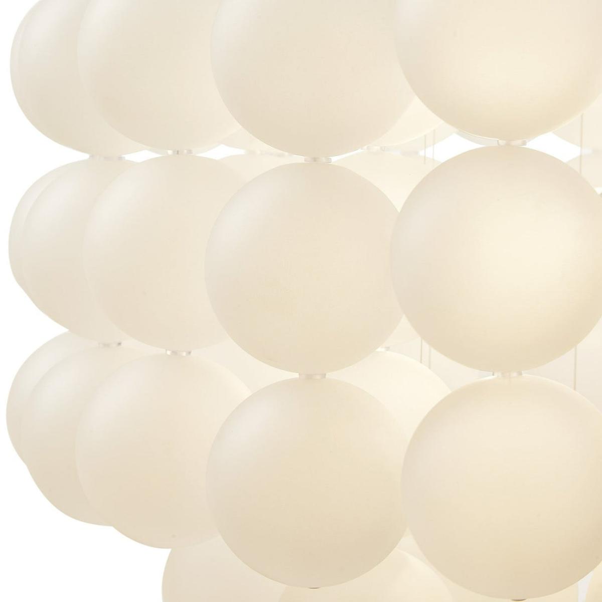 Liang & Eimil Moon Chandelier in Antique Brushed Brass with Frosted Glass – image 6