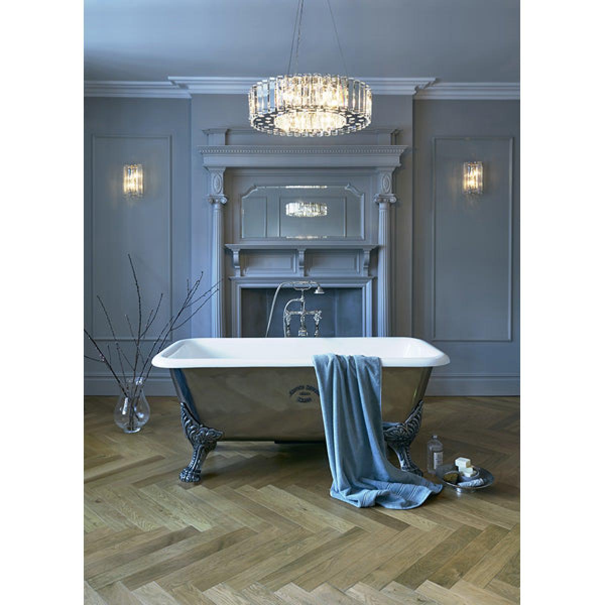 Elstead Crystal Skye 6 Light Pendant Chrome – image 3