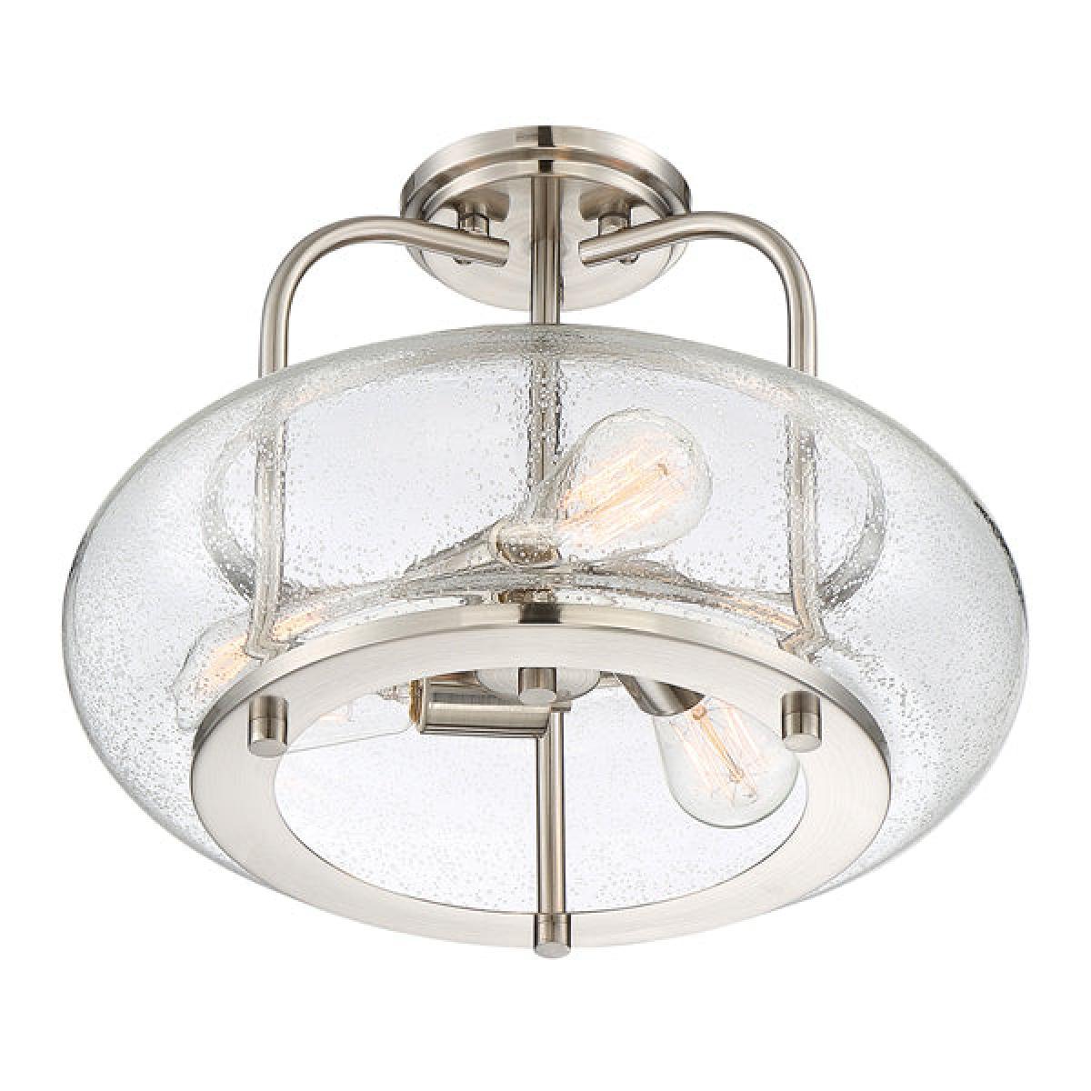 Elstead Trilogy 3 Ceiling Light Light Brushed Nickel – image 2