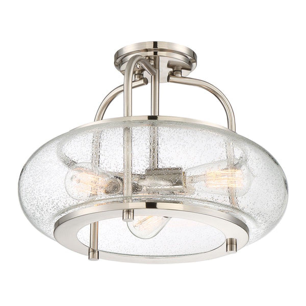 Elstead Trilogy 3 Ceiling Light Light Brushed Nickel – image 3