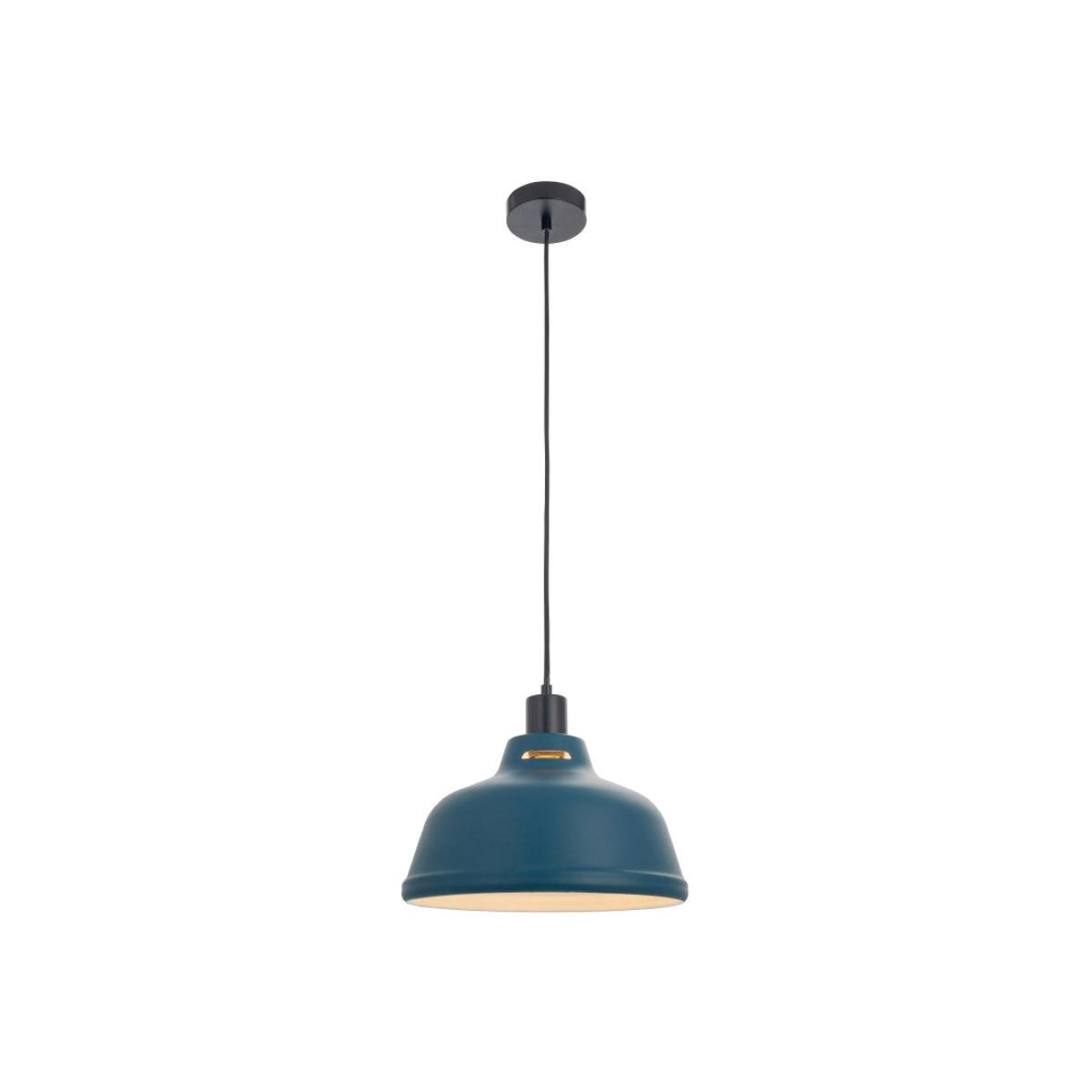 Gallery Direct Mono Pendant Shade Ink Blue & White