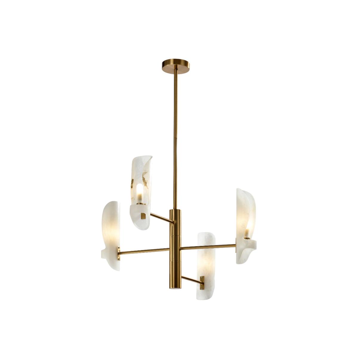 Mindy Brownes Heathrow Ceiling Light in Gold And White
