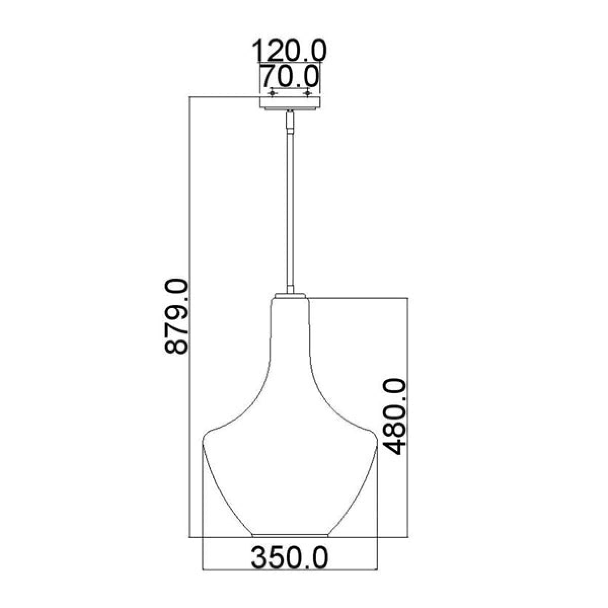 Elstead Everly 1 Light Pendant Olde Bronze / Small – image 5