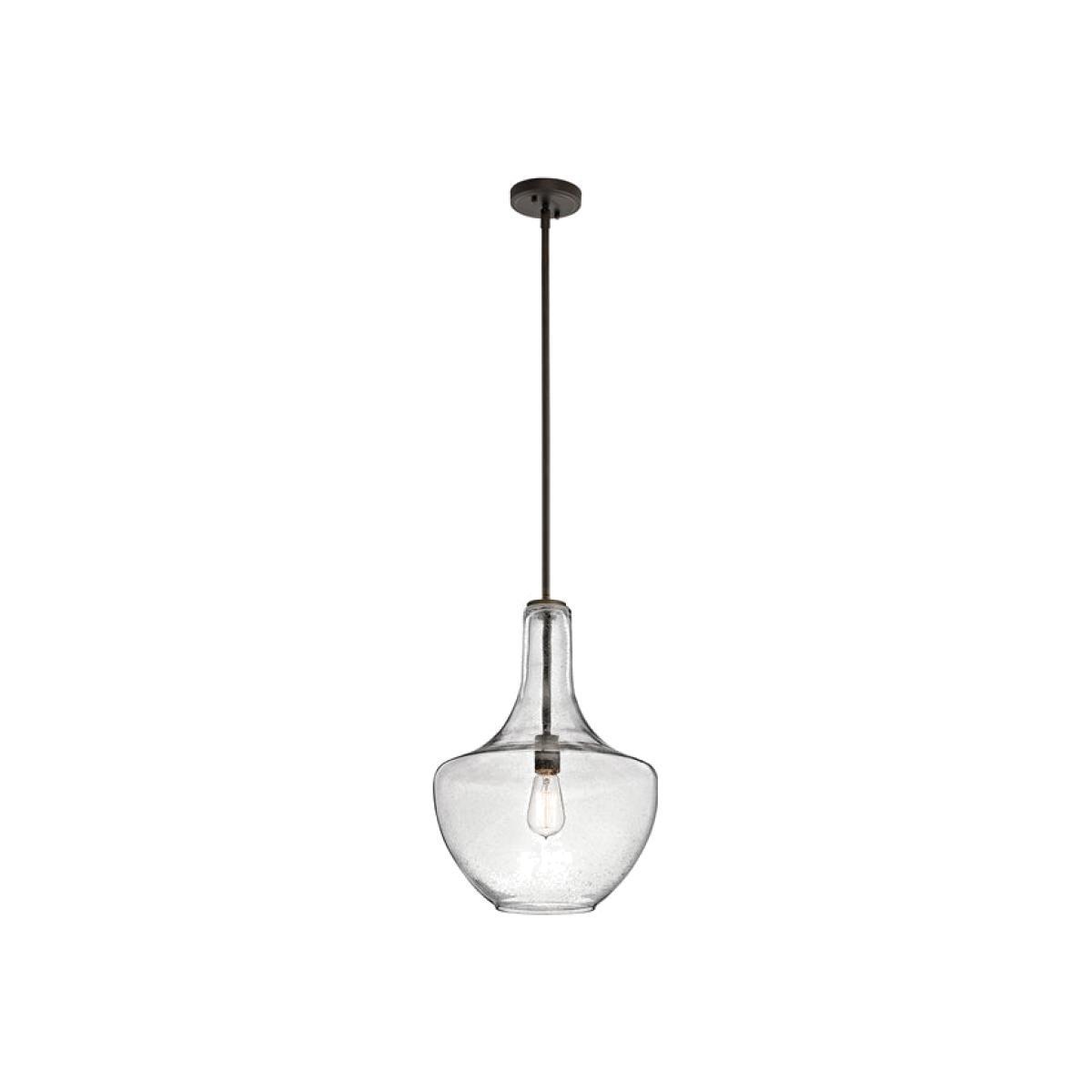 Elstead Everly 1 Light Pendant Olde Bronze / Small – image 1