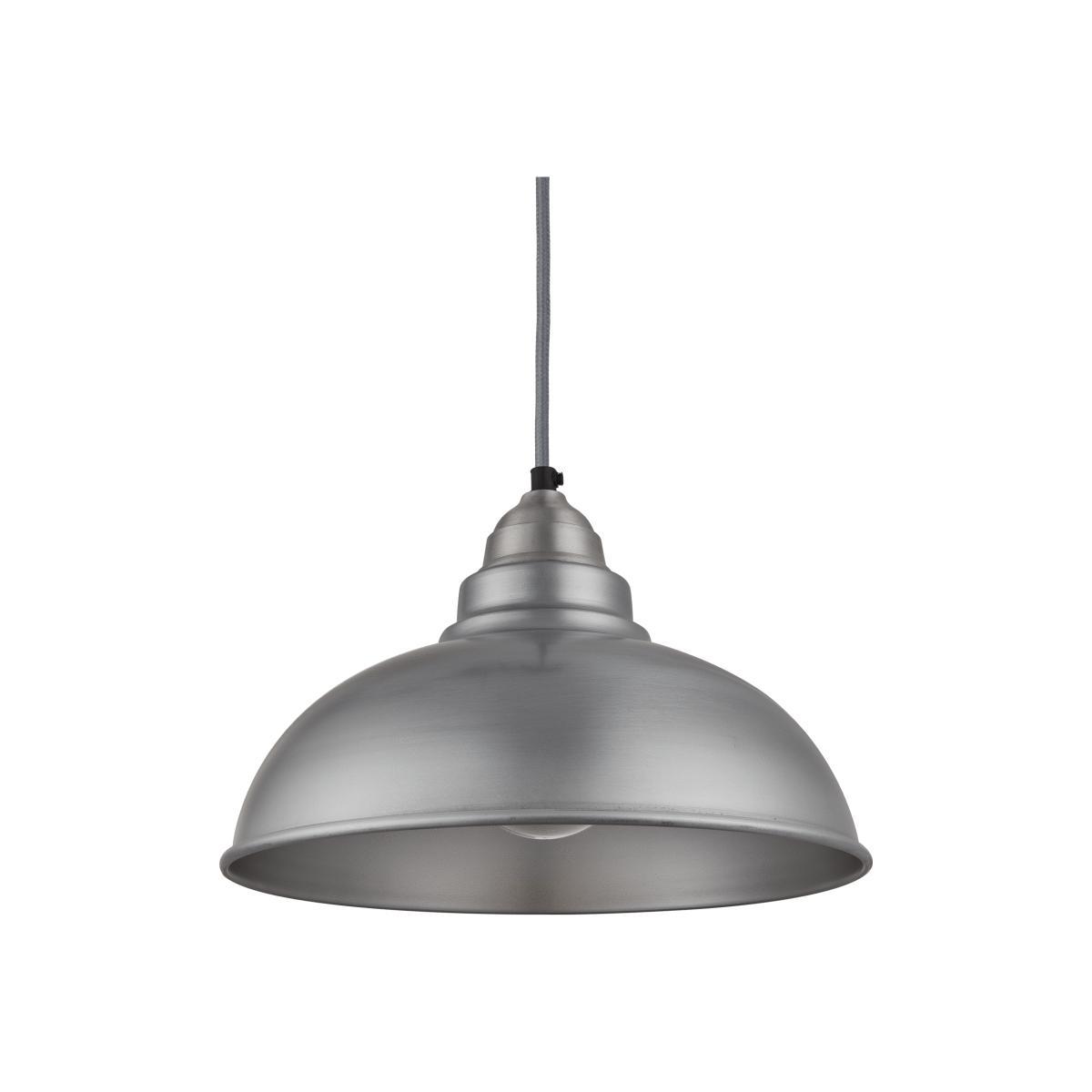 Industville Old Factory Pendant - 12 Inch - Light Pewter